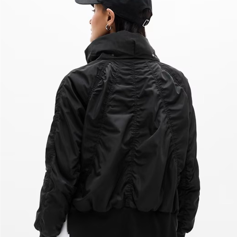 Athleta Jetset Bomber, Small, Black - Picture 2 of 11